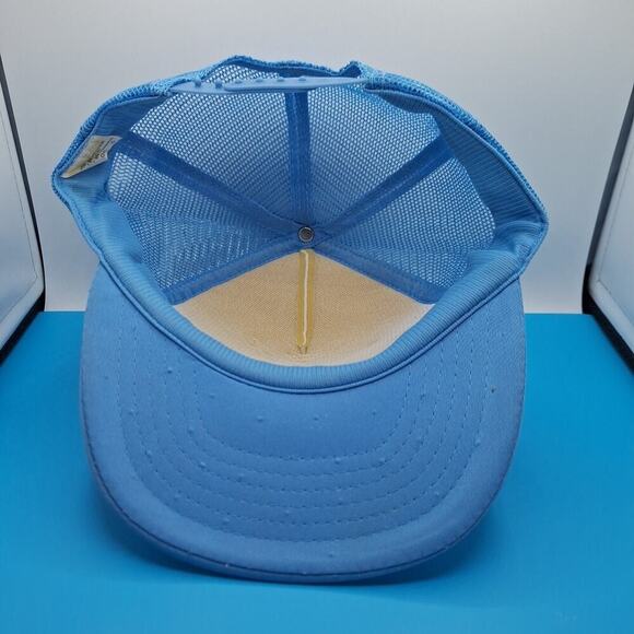 Vintage 80's LOOKING FOR FISH IN ALL THE WRONG PLACES Foam Front Snapback Hat - Picture 7 of 8
